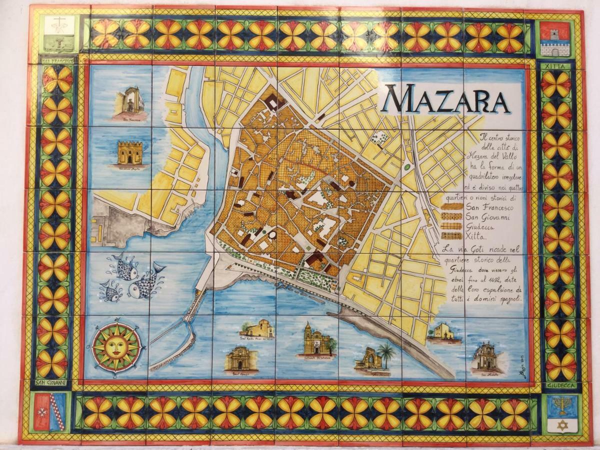 Case Vazzana - Cortile Sant'Agostino Mazara del Vallo Extérieur photo